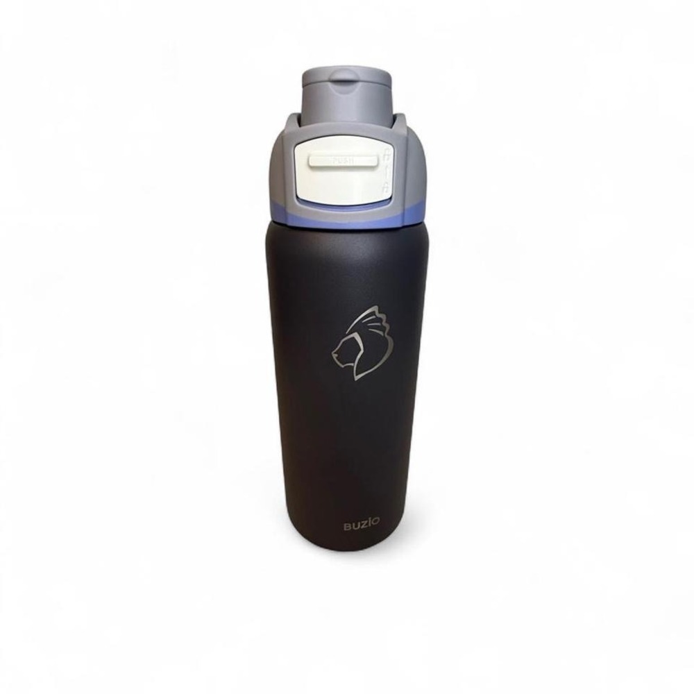BUZIO 32 oz Water Bottle with Leakproof Locking Lid & Carry Loop -‎ NEW
